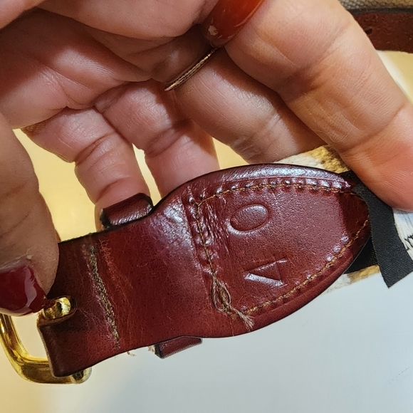 Cape Cod  Belt Canvas and Leather Nautical men's belt size 40 - Picture 6 of 9